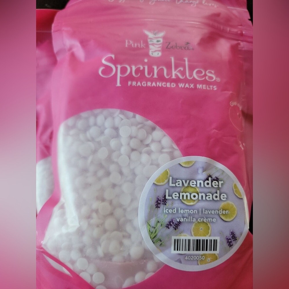 Lavender Lemonade Pink Zebra Sprinkles